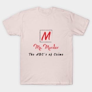 Pink ABC's of Crime T-Shirt